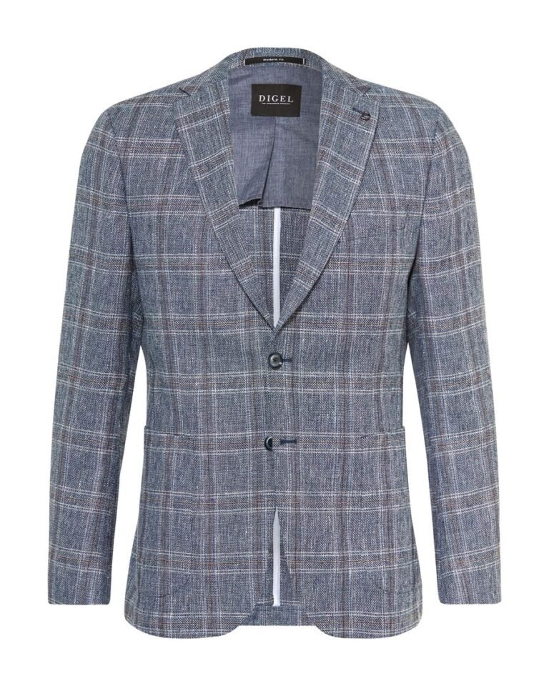 DIGEL EDWARD Modern Fit – švarkas, mėlyna / ruda, katalogo nuotrauka